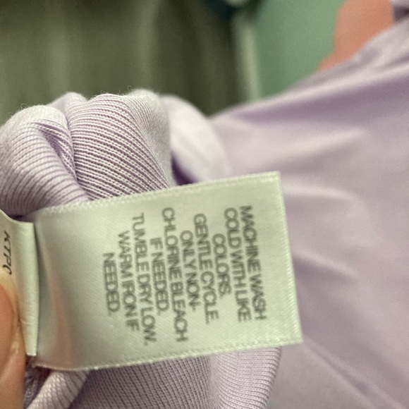 J.Jill Large Purple Top with 3/4 sleeves - Picture 3 of 5